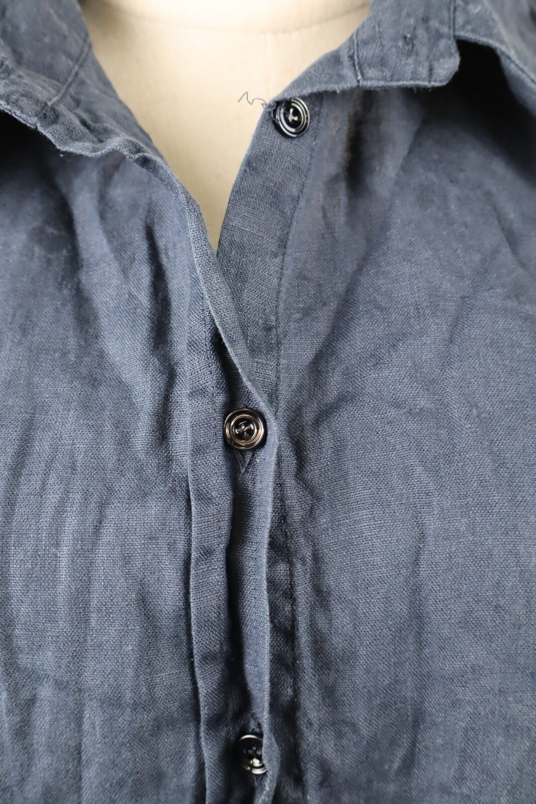 ARMANI JEANS CAMICIA DONNA TG. 46 WOMAN SHIRT CASUAL VINTAGE ITALY LINO LINEN
