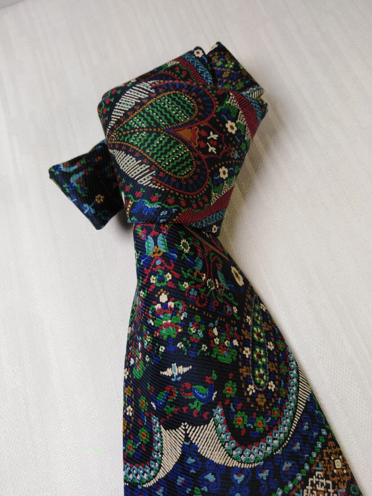 TINO COSMA 100% SETA SILK TIE CRAVATTA NECKTIE ITALY VINTAGE CLASSIC