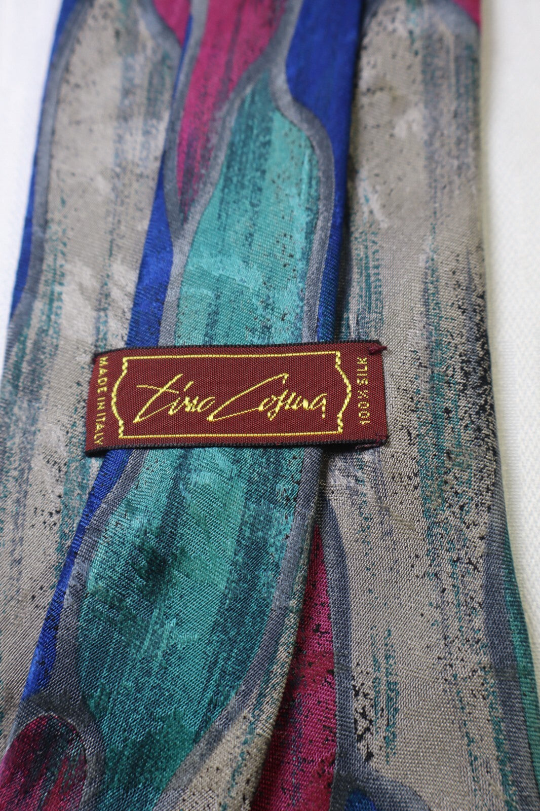 TINO COSMA 100%  SILK TIE SETA CRAVATTA NECKTIE MADE IN ITALY