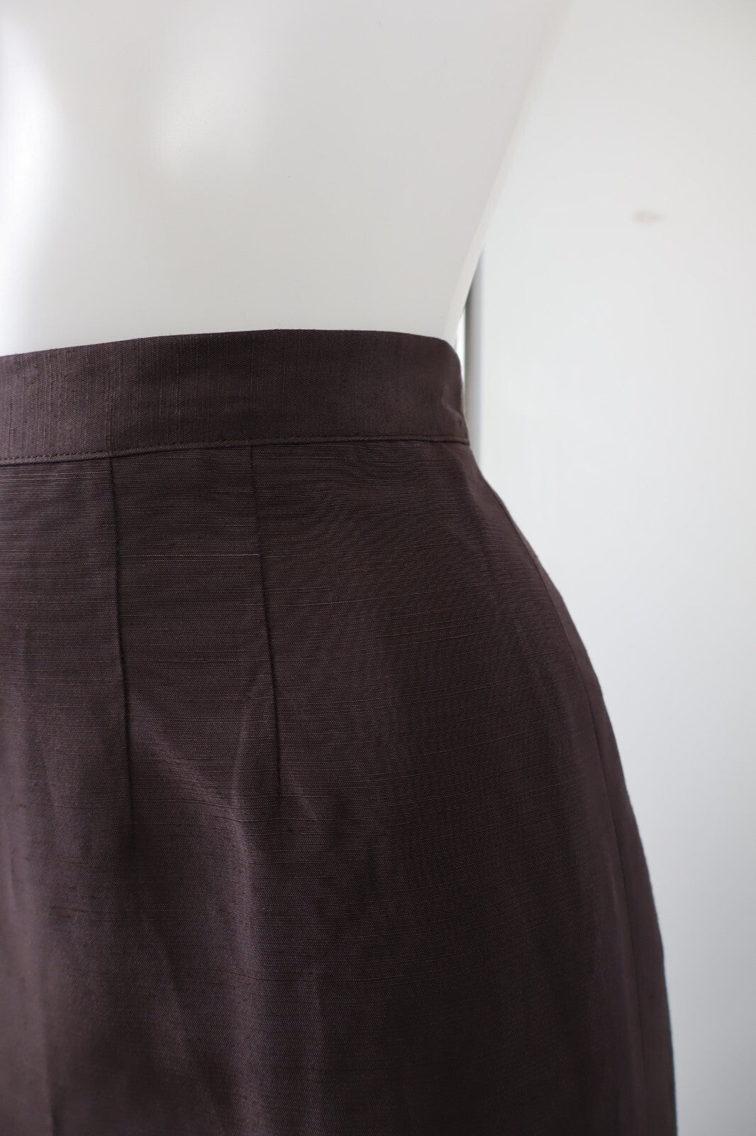LUISA SPAGNOLI GONNA DONNA LINO VISCOSA WOMAN LINEN SKIRT Tg. 48 CASUAL VINTAGE