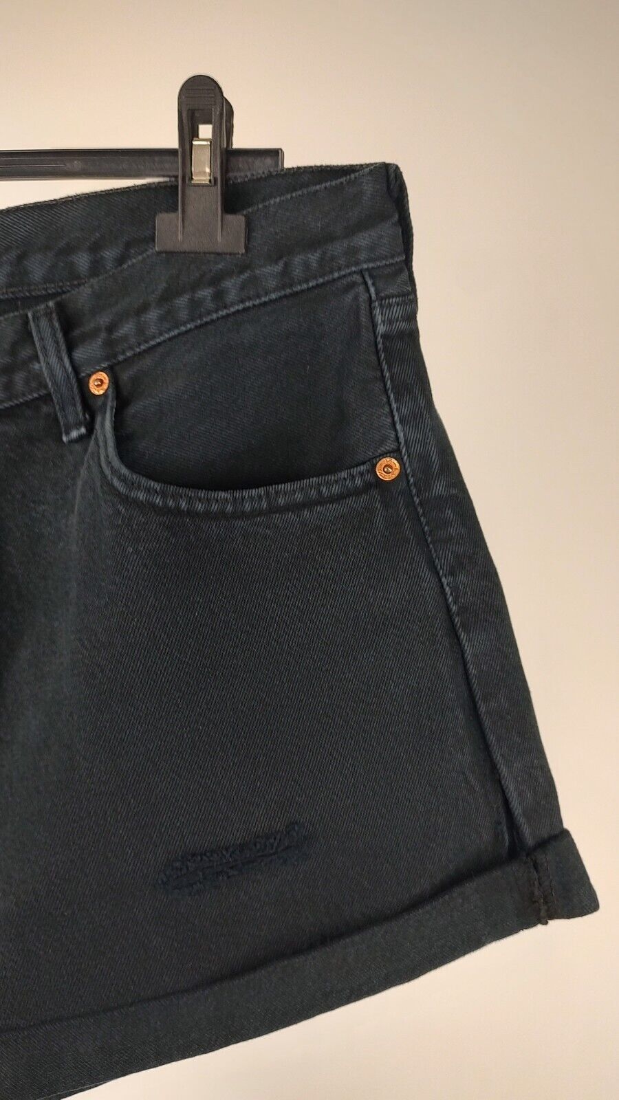 LEVI'S 501 PANTALONCINO DENIM JEANS DONNA TG W36 WOMAN VINTAGE SHORTS CASUAL