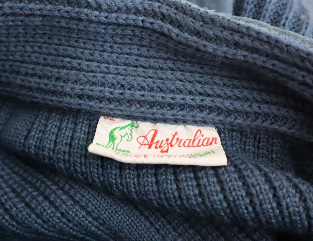AUSTRALIAN MAGLIONE MAGLIA VINTAGE UOMO TG 52 MAN SWEATER CASUAL VINTAGE