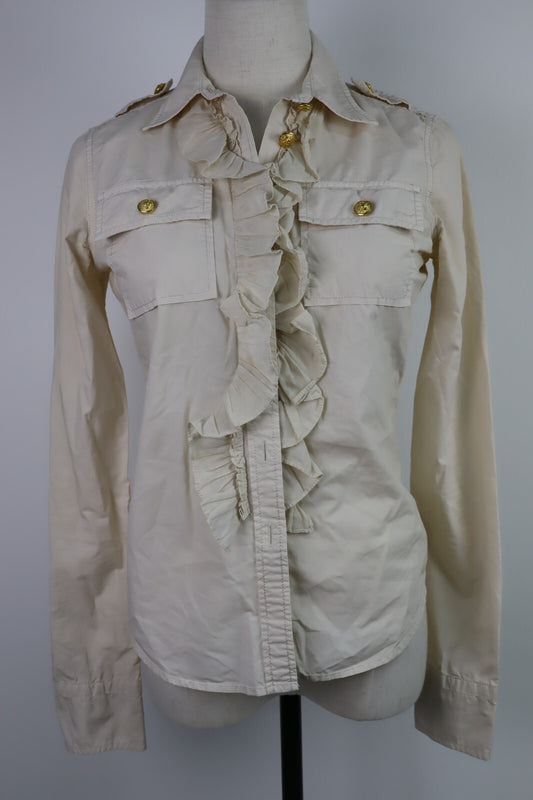 LAUREN RALPH LAUREN CAMICIA DONNA TG. S WOMAN SHIRT CASUAL VINTAGE COTONE