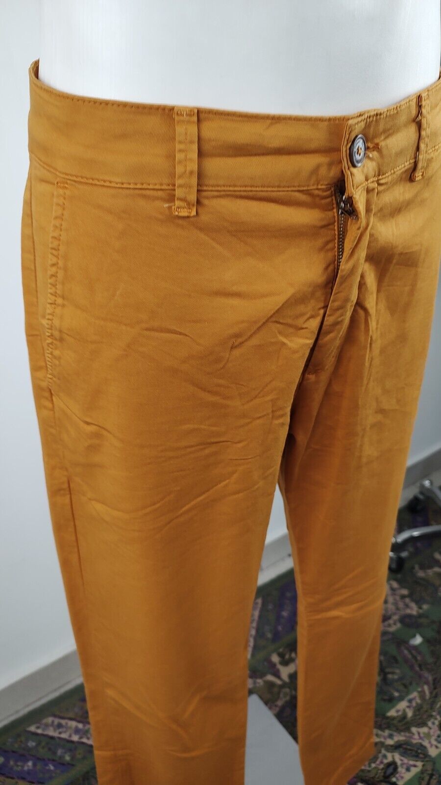 HENRY COTTON'S PANTALONE CASUAL UOMO TG 48 MAN VINTAGE PANTS COTONE