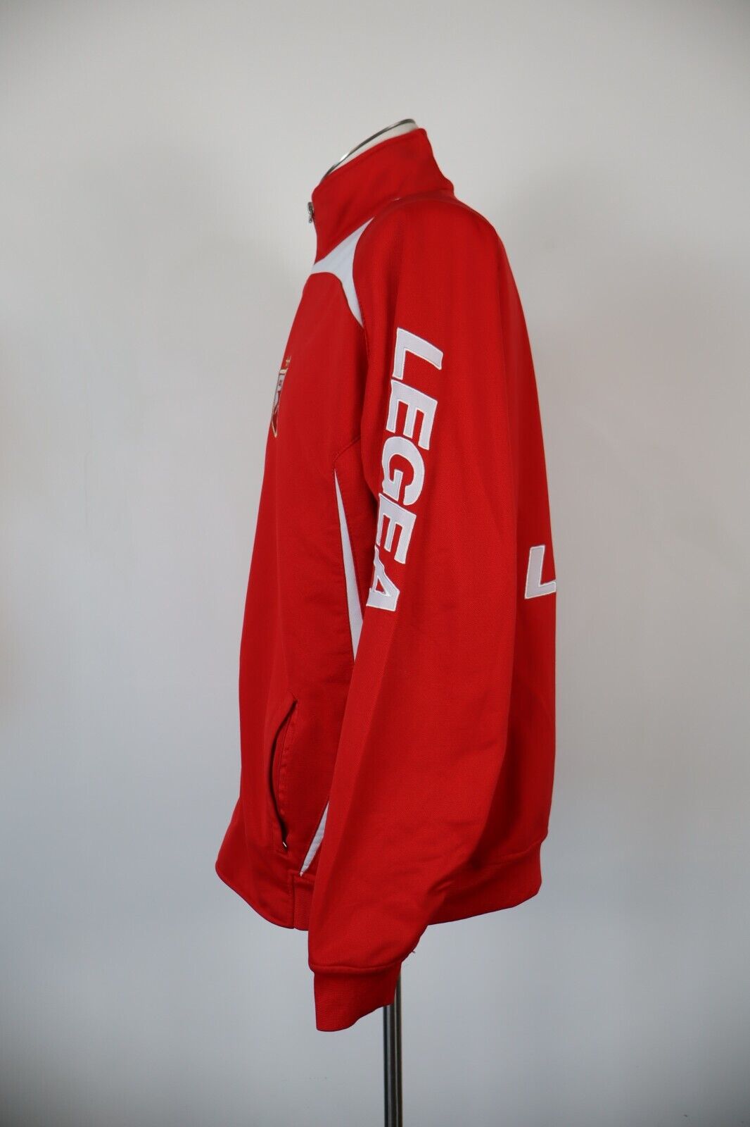 LEGEA STELLA ROSSA FELPA CALCIO JACKET UOMO Tg XL MAN SPORT JACKET SWEATSHIRT