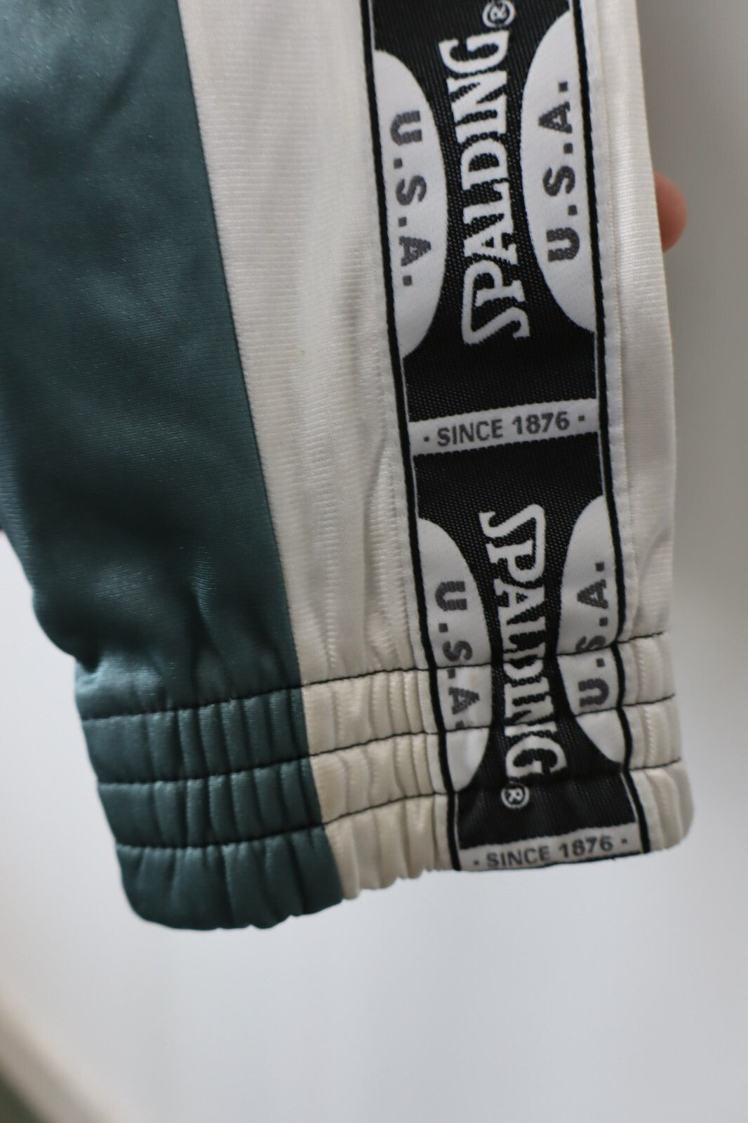 SPALDING GIACCA SPORTIVA UOMO Tg. M MAN VINTAGE CASUAL SPORT JACKET CON ZIP