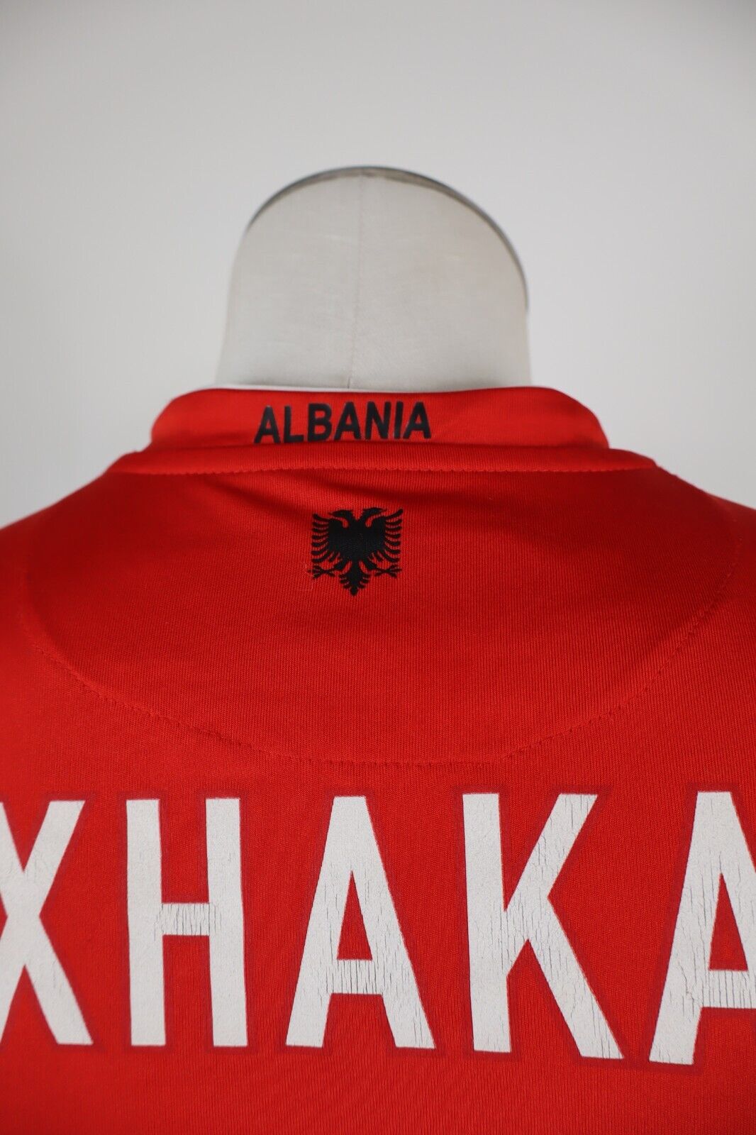 MACRON ALBANIA XHAKA N 14 MAGLIA CALCIO UOMO Tg S SOCCER JERSEY TRIKOT 15/16