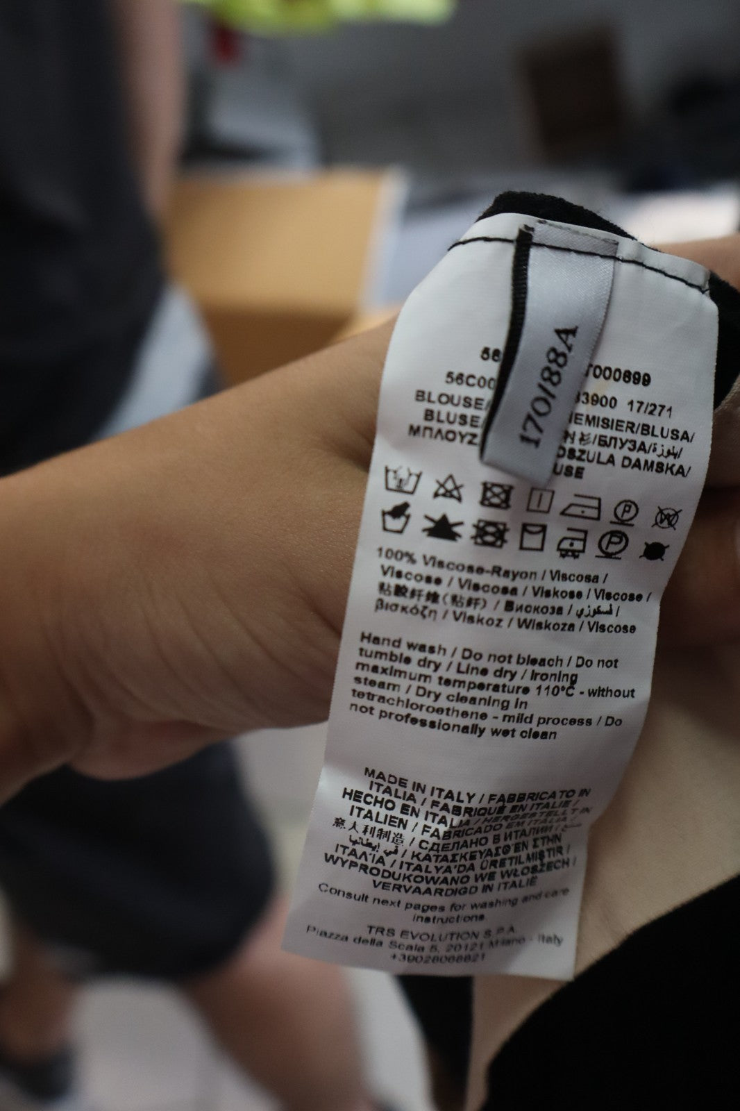 TRUSSARDI JEANS MAGLIA COPRISPALLA DONNA TG. 46 WOMAN CASUAL T-SHIRT CON TAG