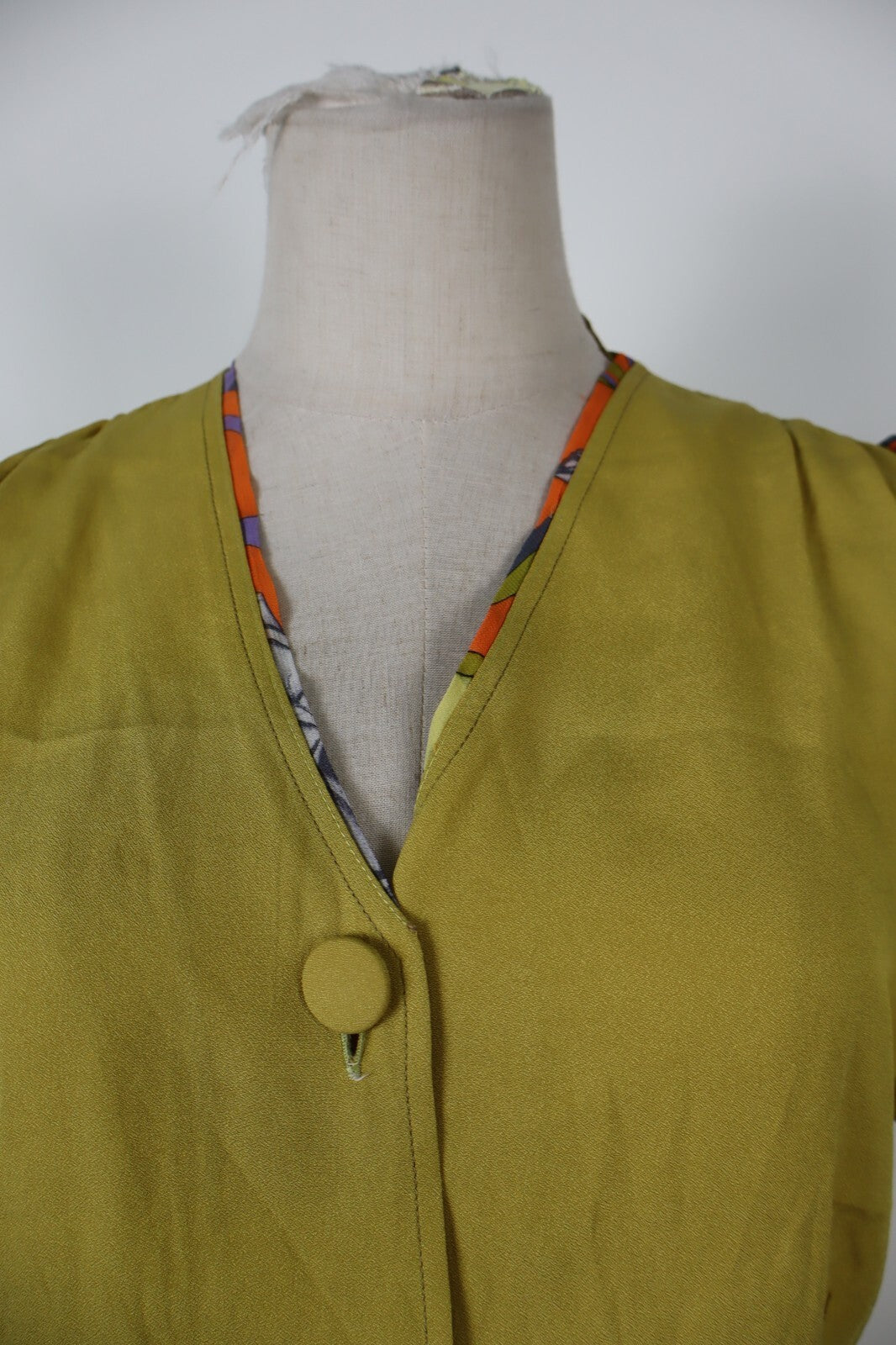 CARLA FERRONI CAMICIA DONNA TG. 40 WOMAN SHIRT CASUAL VINTAGE SETA