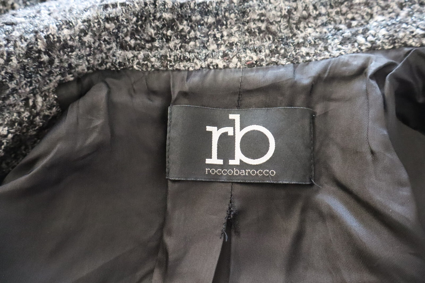 ROCCOBAROCCO CAPPOTTO GIACCA DONNA TG 44 WOMAN COAT VINTAGE CASUAL COTONE POLY