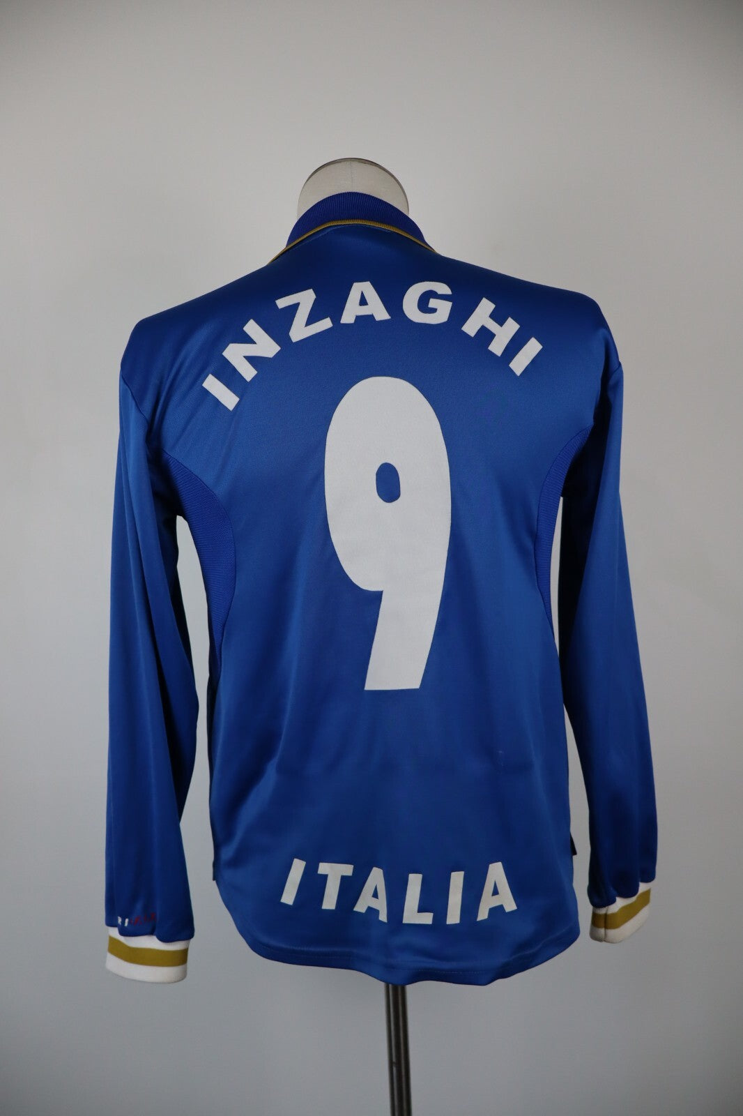 NIKE ITALIA INZAGHI N 9 MAGLIA CALCIO RAGAZZO BOY Tg XL SOCCER JERSEY VINTAGE