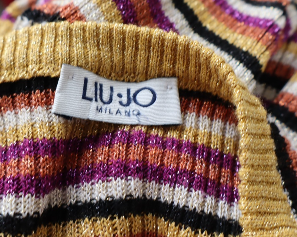 LIU JO MILANO MAGLIA DONNA TG. S WOMAN CASUAL VINTAGE T-SHIRT MANICA A 3/4