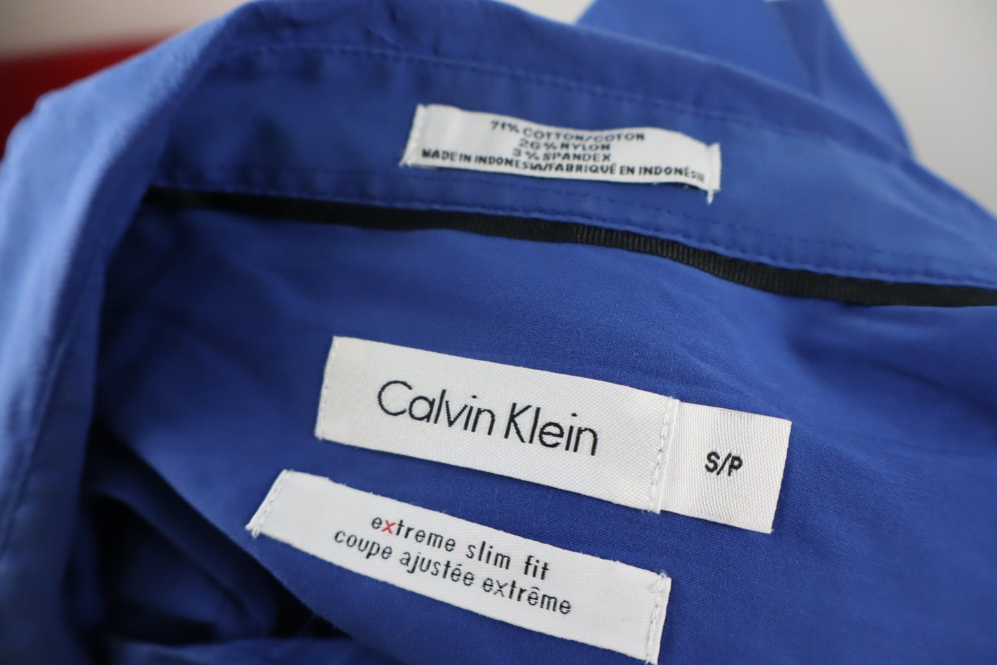 CALVIN KLEIN JEANS CAMICIA UOMO XL SLIM MAN CASUAL VINTAGE SHIRT COTONE COTTON