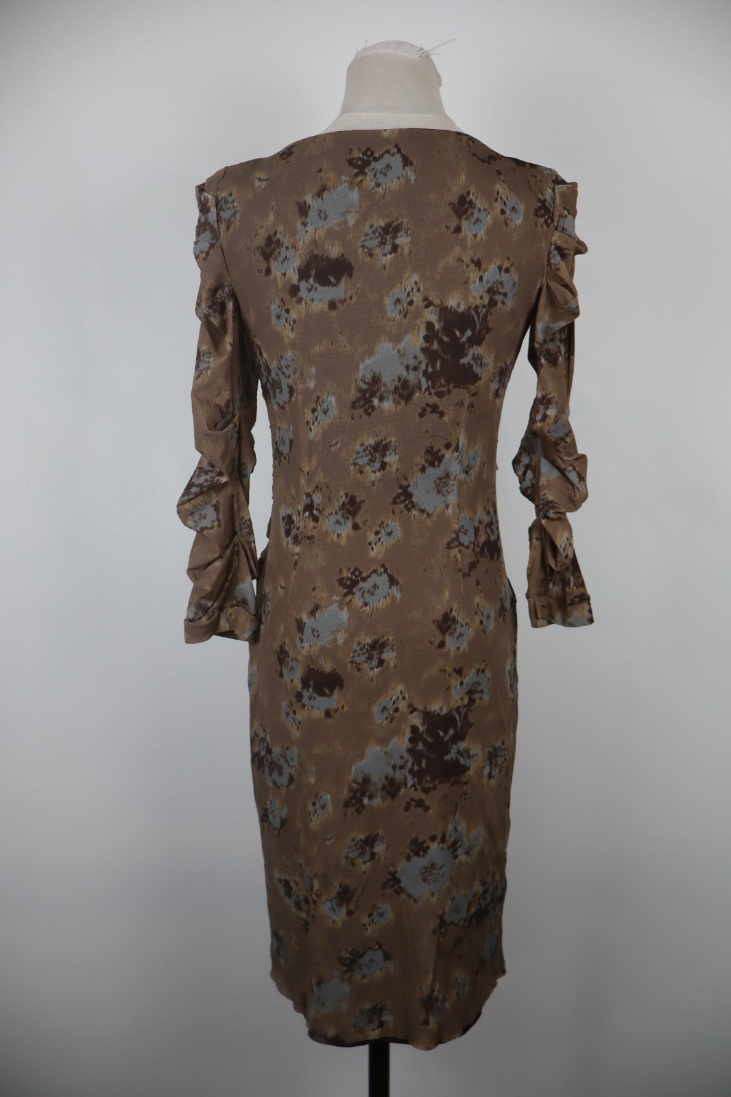 LIU JO VESTITO MANICA 3/4 DONNA TG 42 WOMAN CASUAL VINTAGE DRESS ABITO