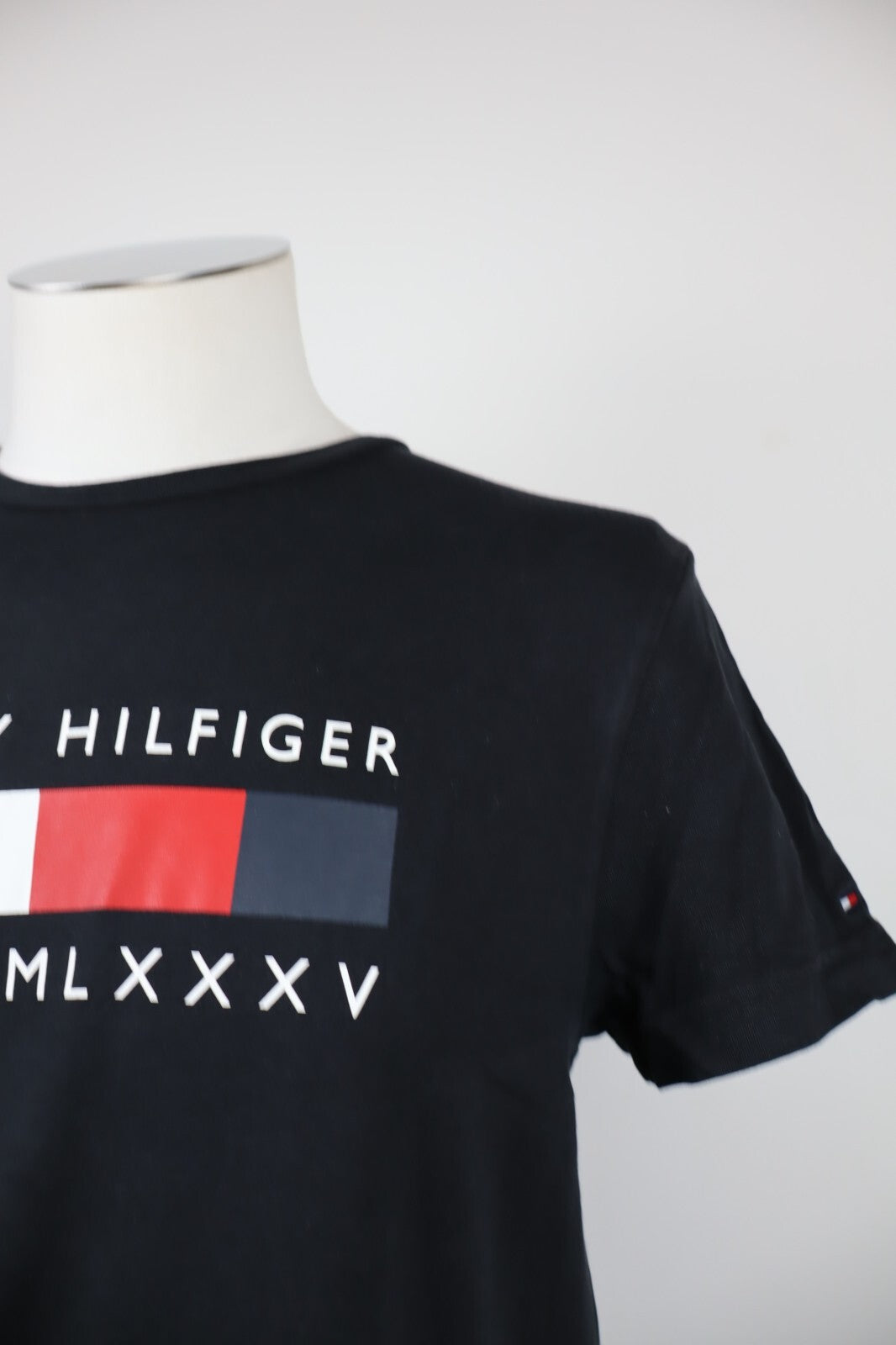 TOMMY HILFIGER MAGLIA UOMO TG. M MAN T-SHIRT VINTAGE CASUAL COTONE COTTON LOGO