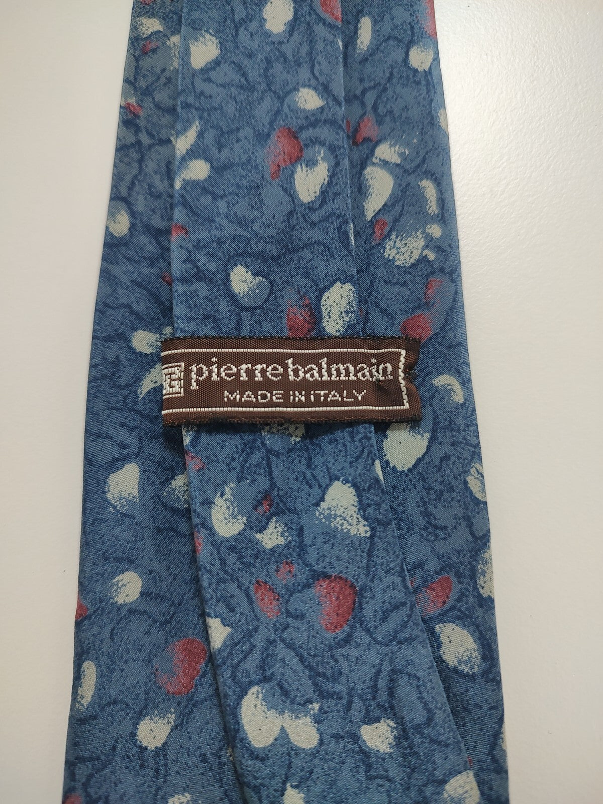 PIERRE BALMAIN 100% SILK TIE SETA CRAVATTA NECKTIE MADE IN ITALY CLASSIC