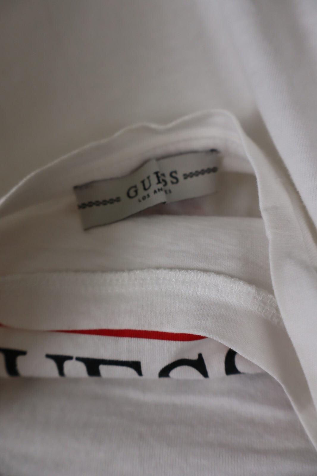 GUESS MAGLIA DONNA TG. XS WOMAN CASUAL VINTAGE T-SHIRT TOP COTONE