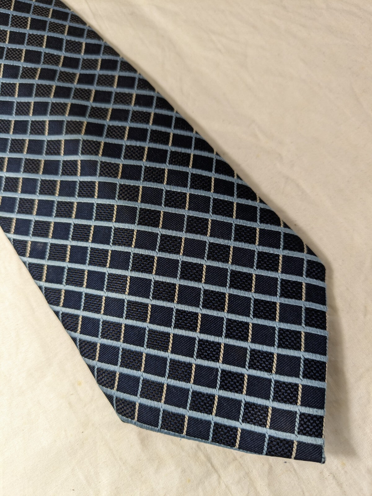 GIORGIO MARIANI  100%  SILK TIE SETA CRAVATTA SELF TIPPED NECKTIE MADE IN ITALY