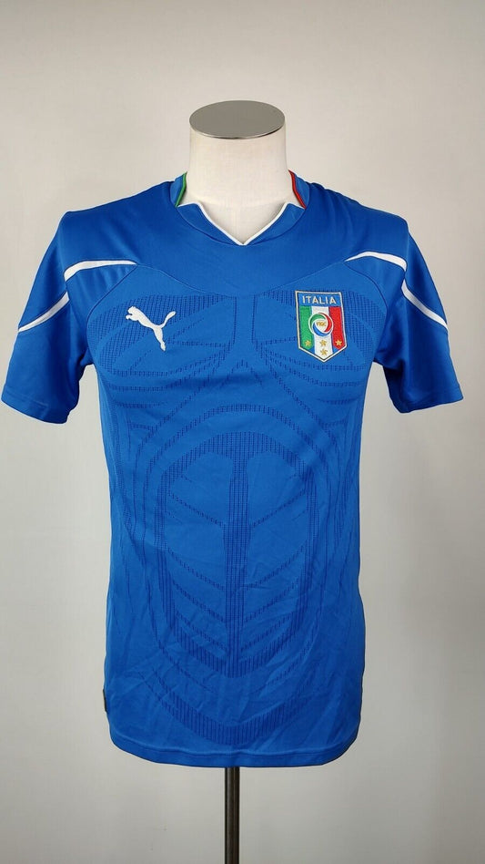 PUMA ITALIA MAGLIA CALCIO UOMO Tg S SOCCER JERSEY SPORT VINTAGE 2010