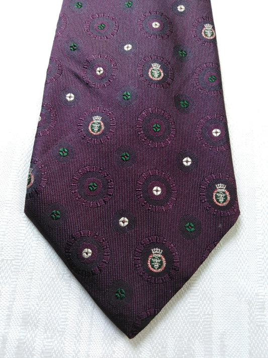 PIERRE BALMAIN 100% SILK TIE SETA CRAVATTA NECKTIE ITALY VINTAGE CLASSIC
