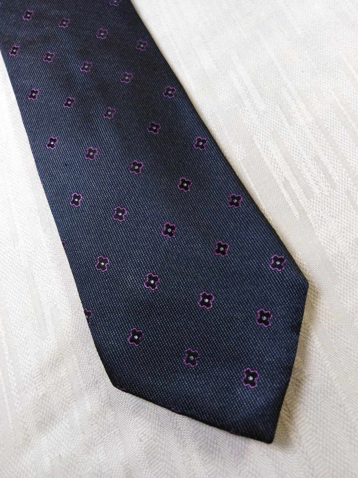 DESIREE NAPOLI 100%  SILK TIE SETA CRAVATTA NECKTIE MADE IN ITALY