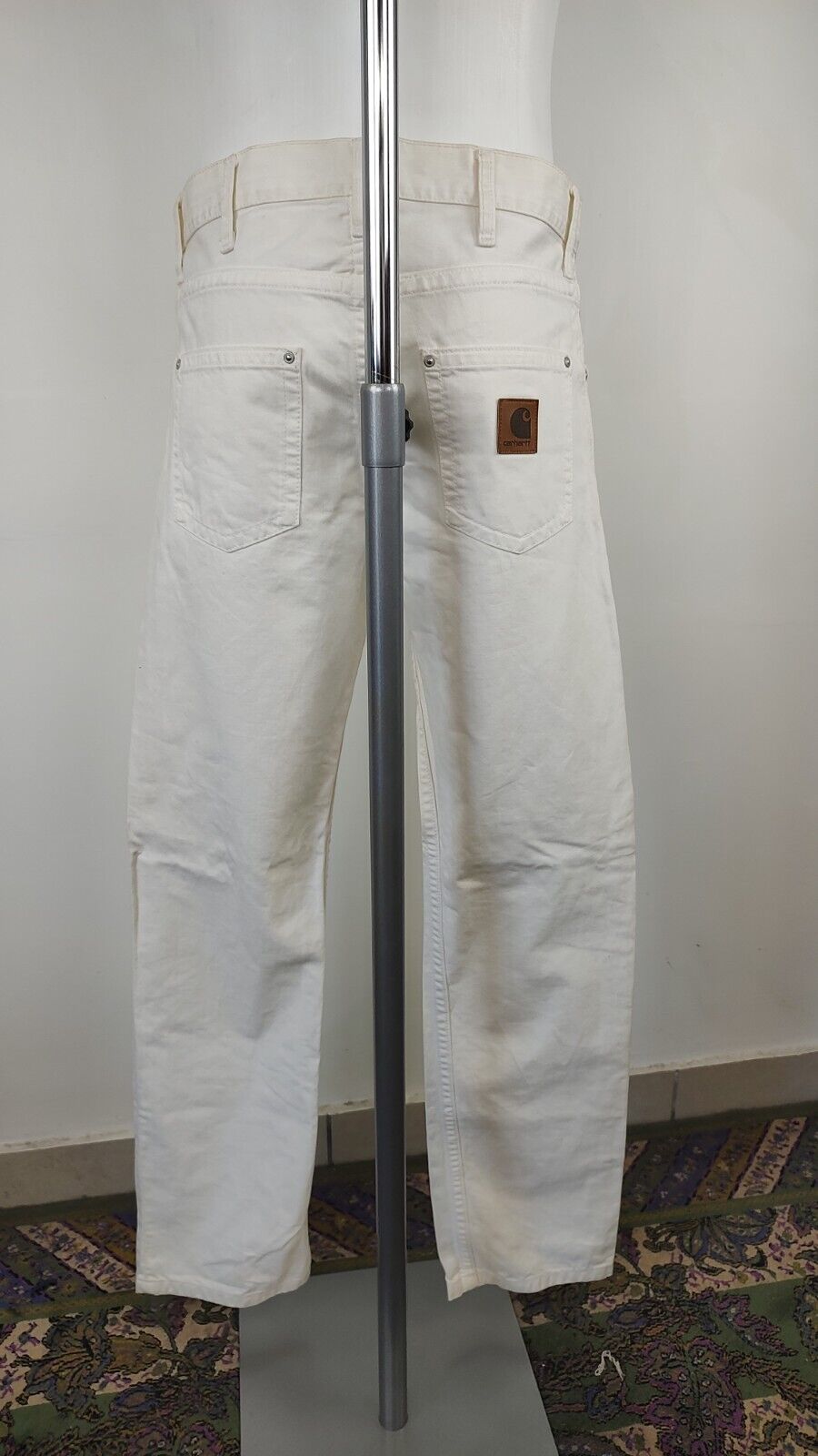 CARHARTT JEANS PANTALONE UOMO CASUAL W30 MAN VINTAGE PANTS DENIM