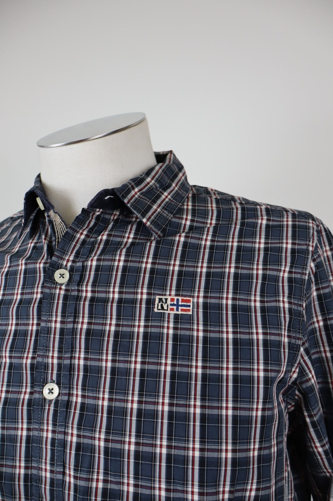 NAPAPIJRI CAMICIA SHIRT UOMO Tg S MAN VINTAGE CASUAL COTONE COTTON