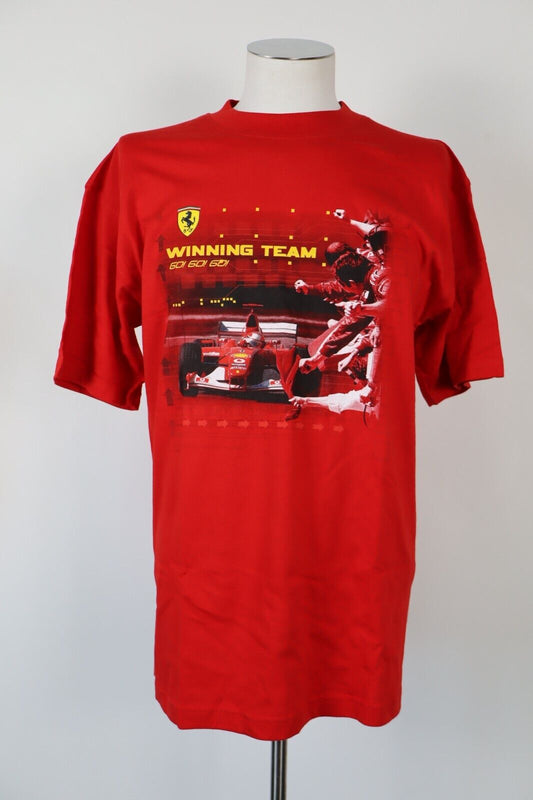 FERRARI SCUDERIA MAGLIA UOMO TG S MAN T-SHIRT SPORT CASUAL VINTAGE CON TAG