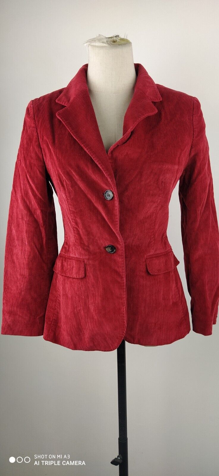 TOMMY HILFIGER BLAZER GIACCA DONNA Tg 34 WOMAN CASUAL VINTAGE JACKET COTONE