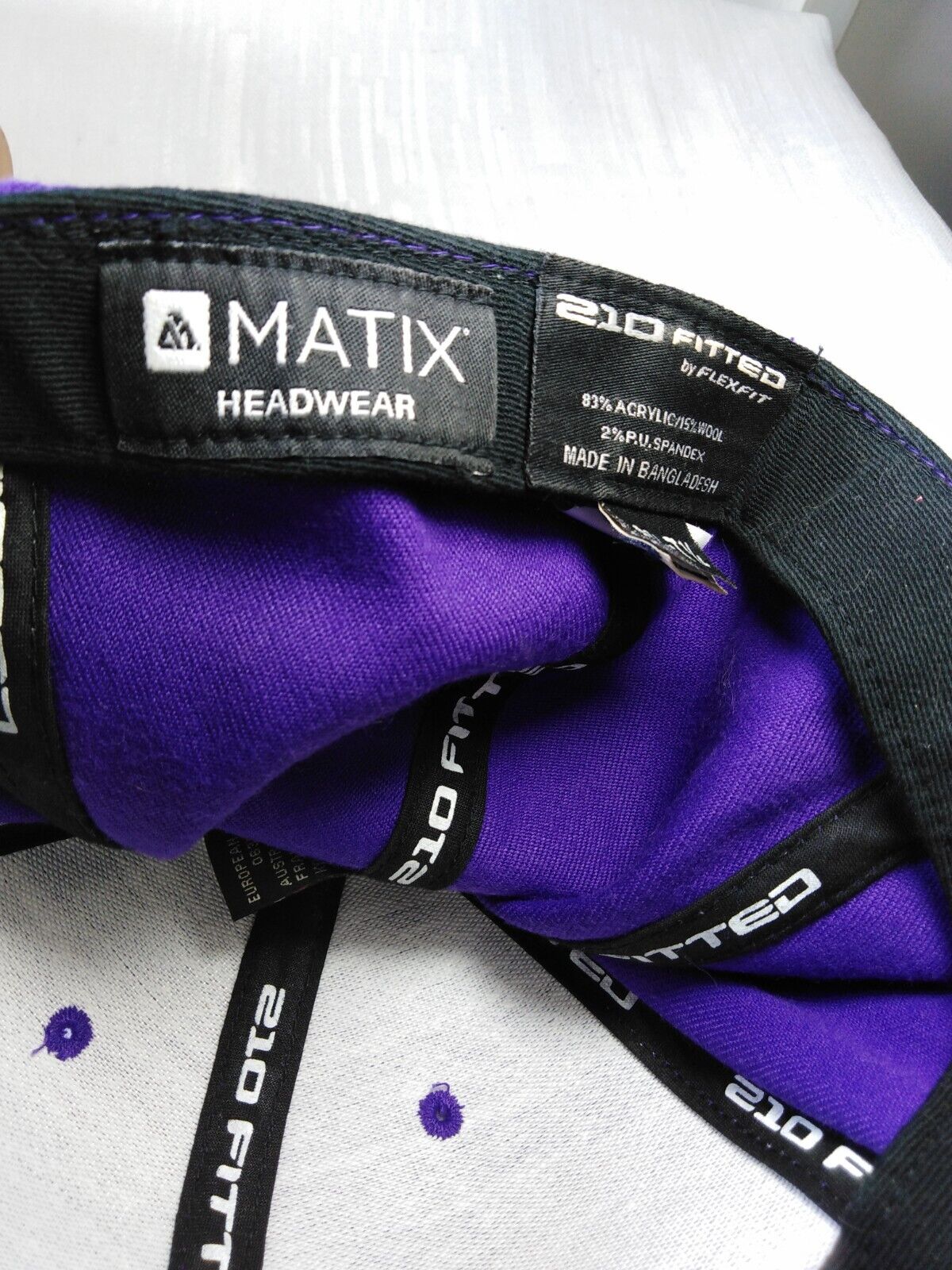 MATIX CAPPELLO TAGLIA 6 1/2 - 7 1/5 BERRETTO UOMO DONNA HAT CAP VINTAGE SPORT