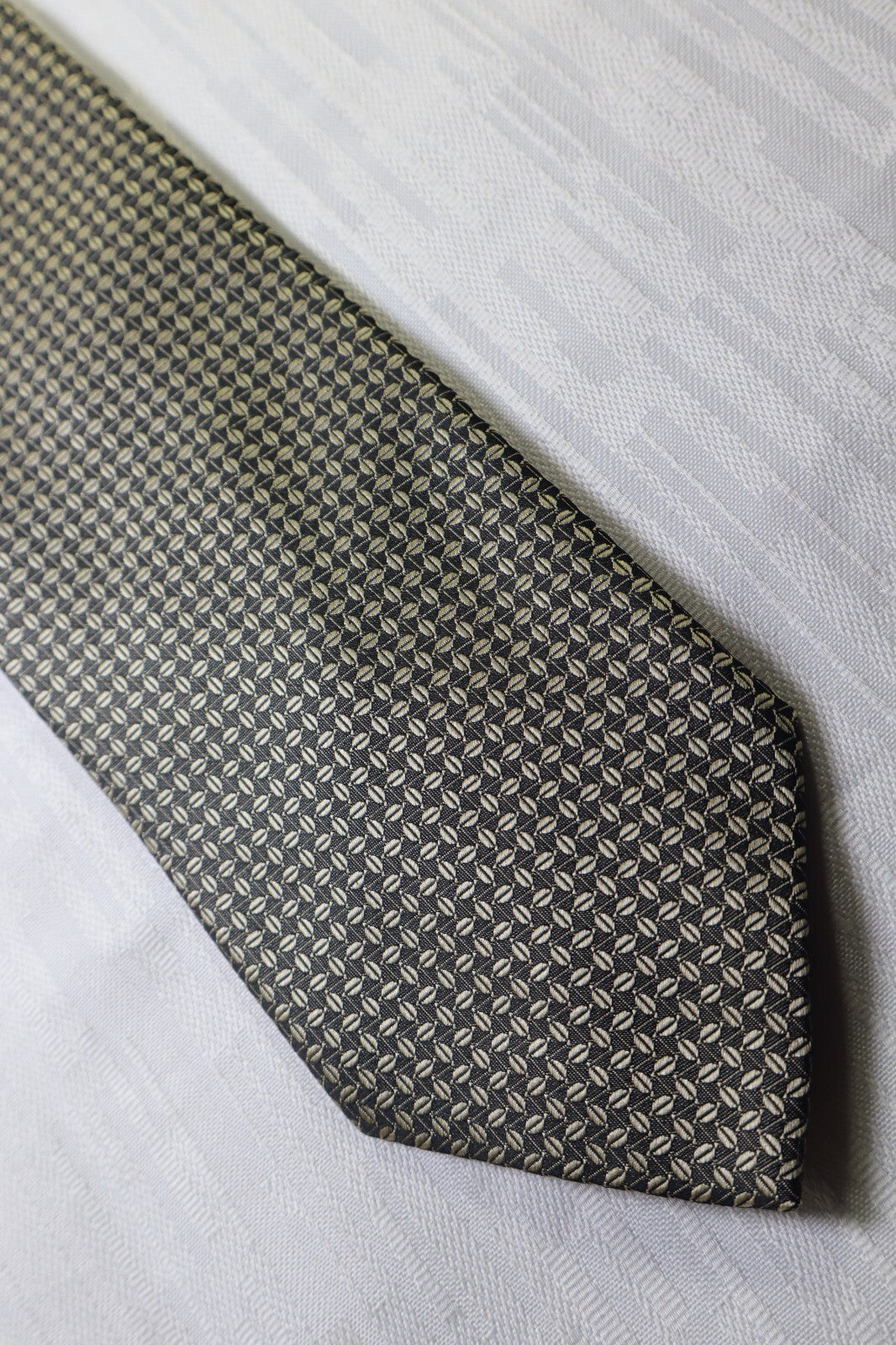 ENRICO COVERI VIALE MORIN 100%  SILK TIE SETA CRAVATTA NECKTIE MADE IN ITALY