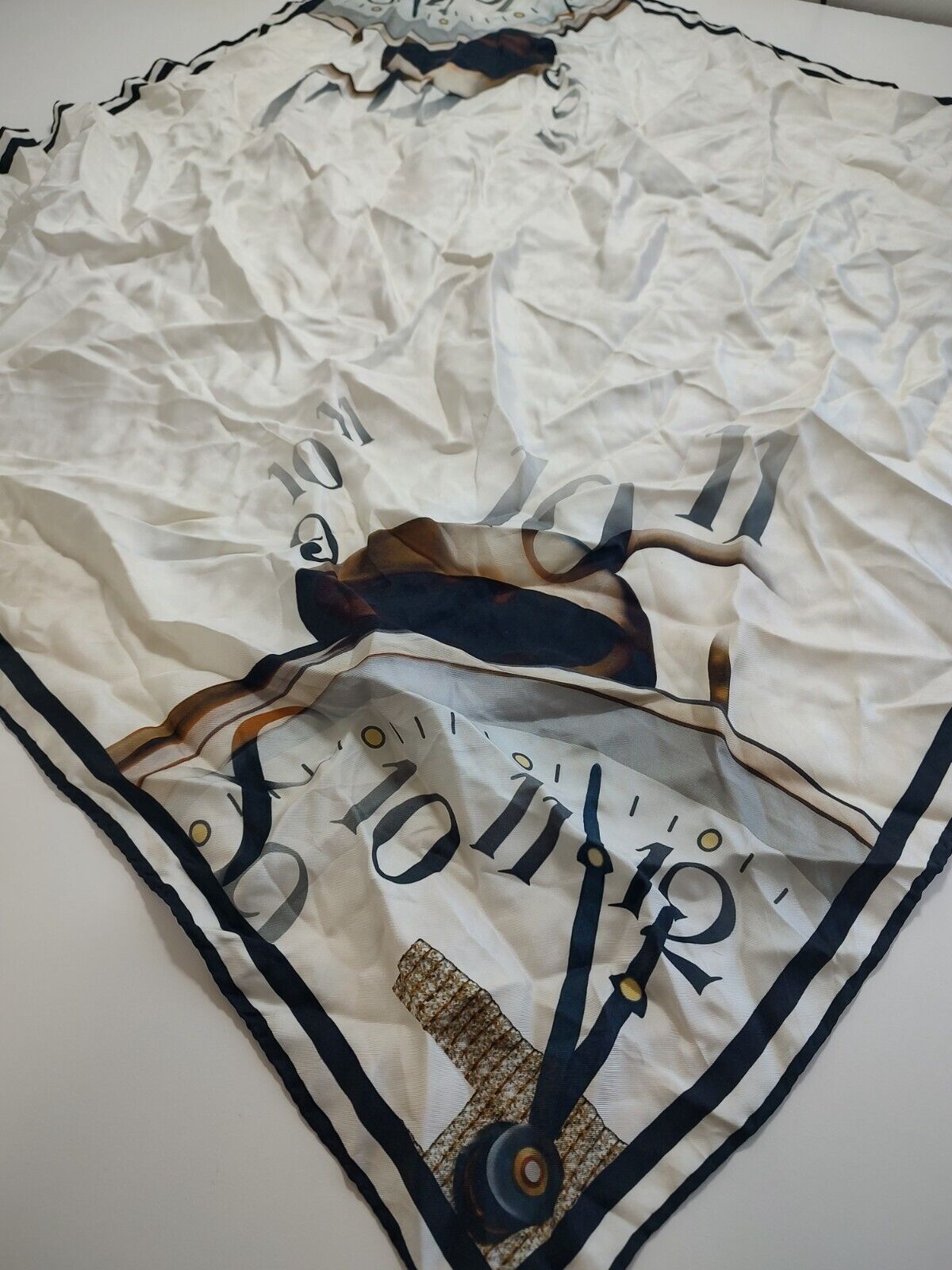 ELISABETTA FRANCHI FOULARD 100% SILK SETA SCARVES SCARF SQUARE MADE IN ITALY