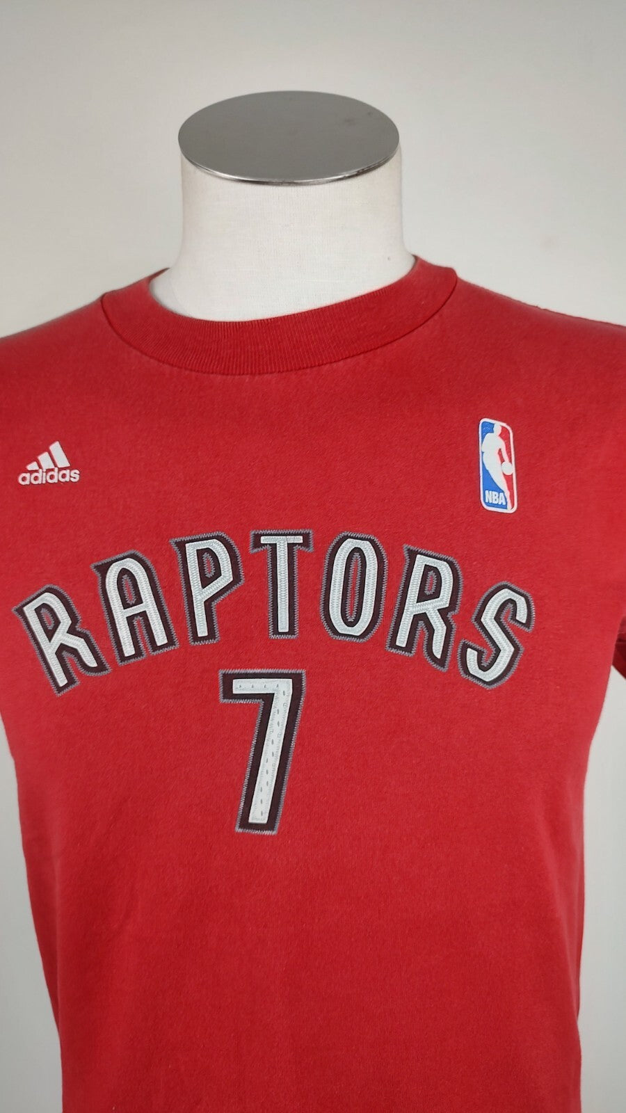 ADIDAS RAPTORS BARGNANI 7 MAGLIA RAGAZZO TG M MAN T-SHIRT BASKET NBA SPORT