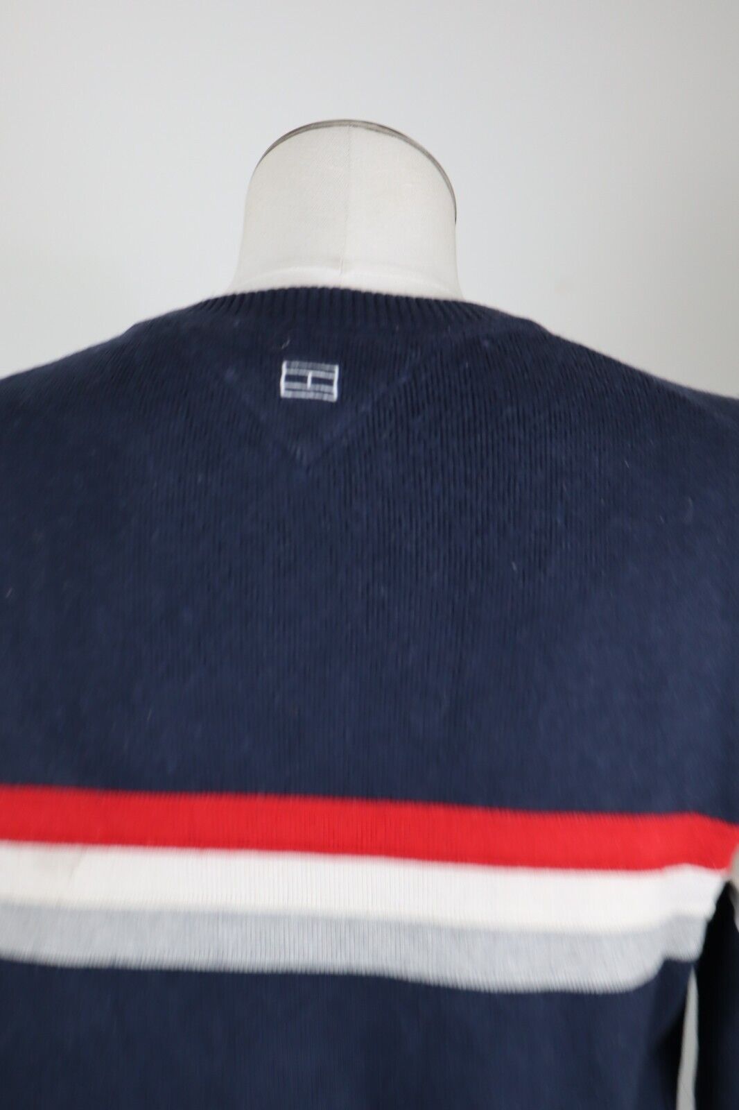 TOMMY HILFIGER MAGLIONE LANA WOOL VINTAGE UOMO Tg. S MAN SWEATER CASUAL