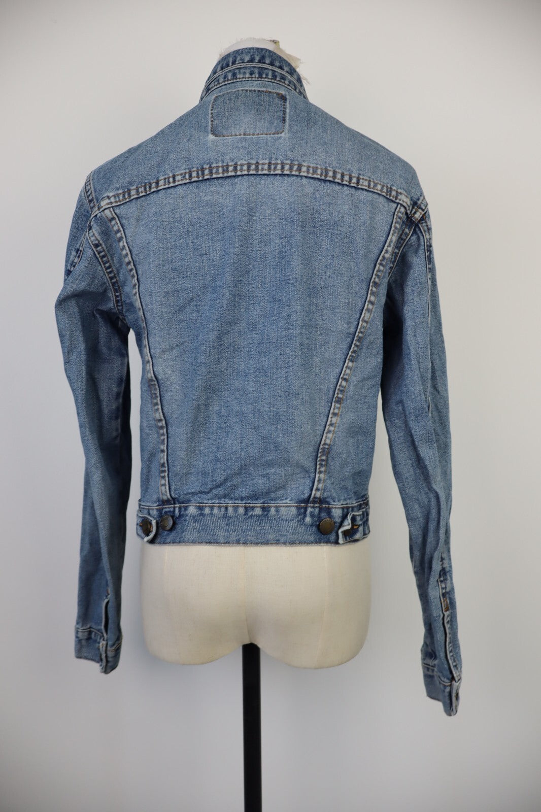 KAPPA GIUBBINO JEANS DONNA TG M STREETWEAR CROP DENIM URBAN VINTAGE Y2K 2000'S
