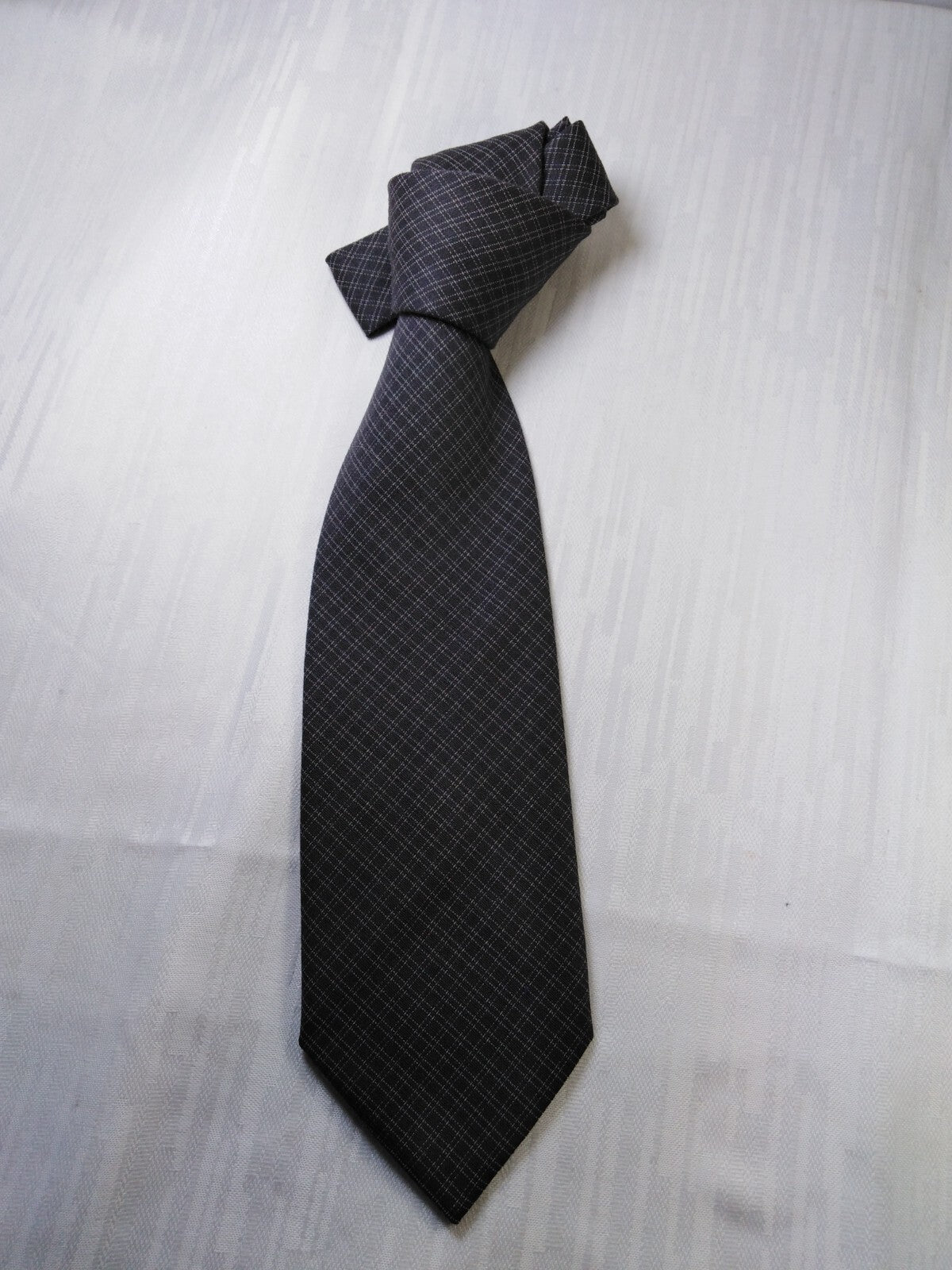 MARIELLA BURANI 100% LANA WOOL TIE CRAVATTA NECKTIE ITALY VINTAGE CLASSIC