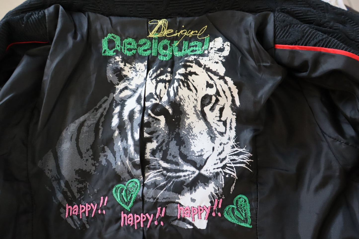 DESIGUAL CAPPOTTO DONNA COAT Tg 40 WOMEN VINTAGE CASUAL JACKET