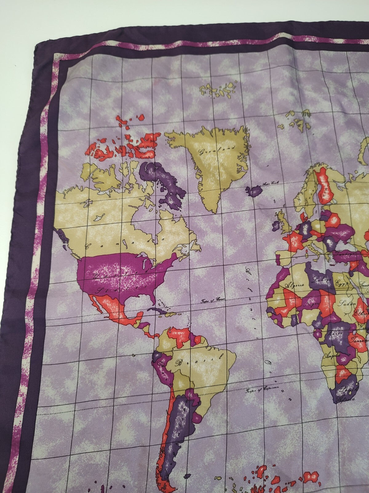 ALVIERO MARTINI 1 CLASSE FOULARD 100% SILK SETA SCARVES SCARF SQUARE MADE ITALY