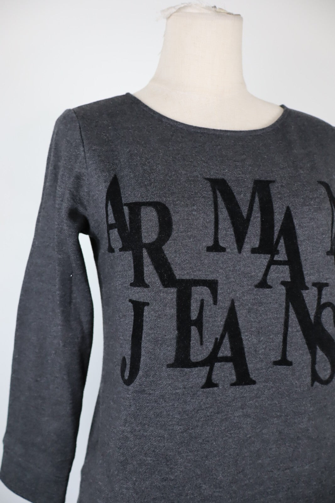 ARMANI JEANS FELPA MAGLIA COTONE DONNA 38 WOMEN CASUAL COTTON SWEATSHIRT VINTAGE