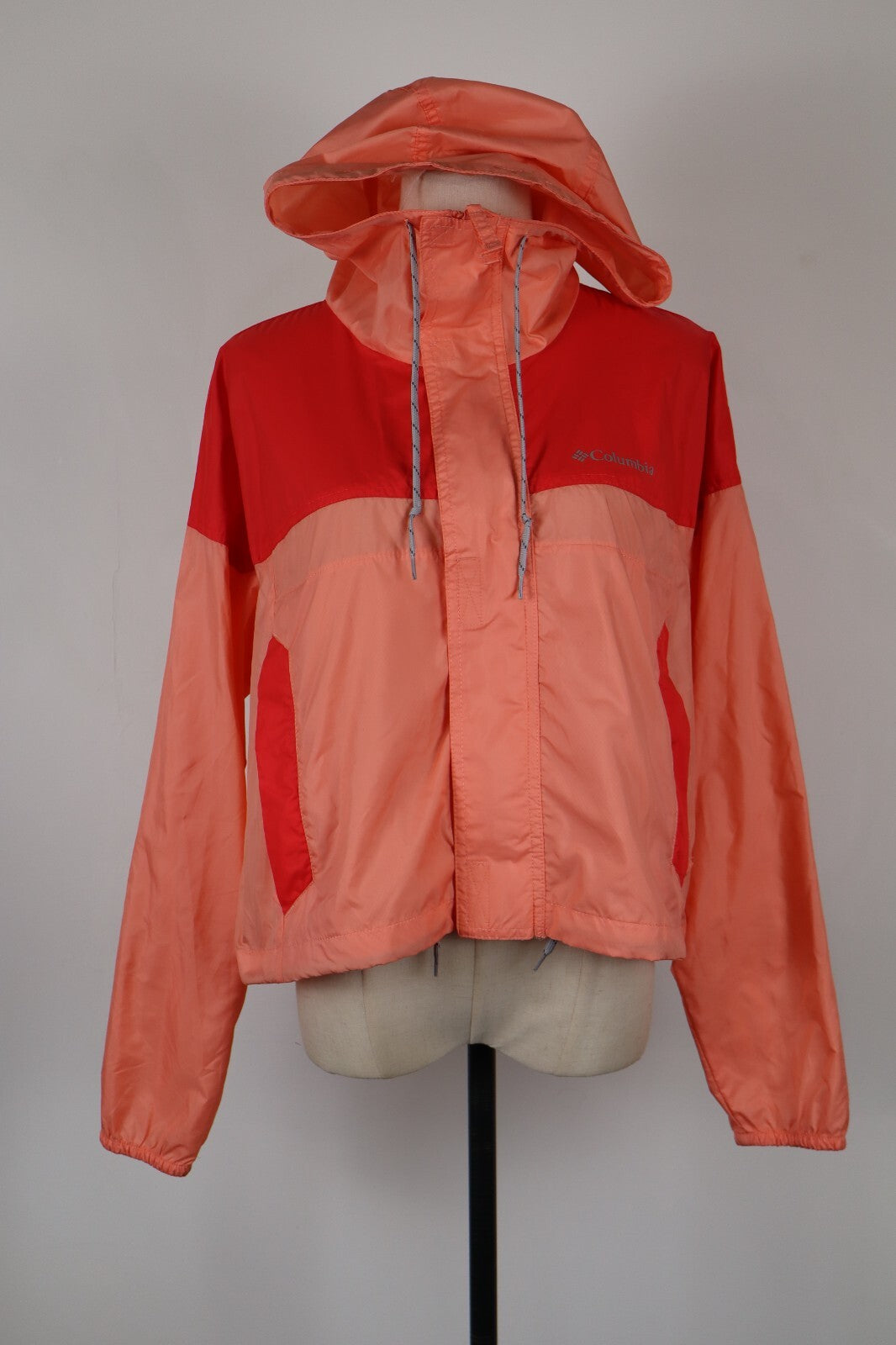 COLUMBIA GIUBBINO IMPERMEABILE WATERPROOF DONNA TG M WOMAN JACKET CASUAL VINTAGE