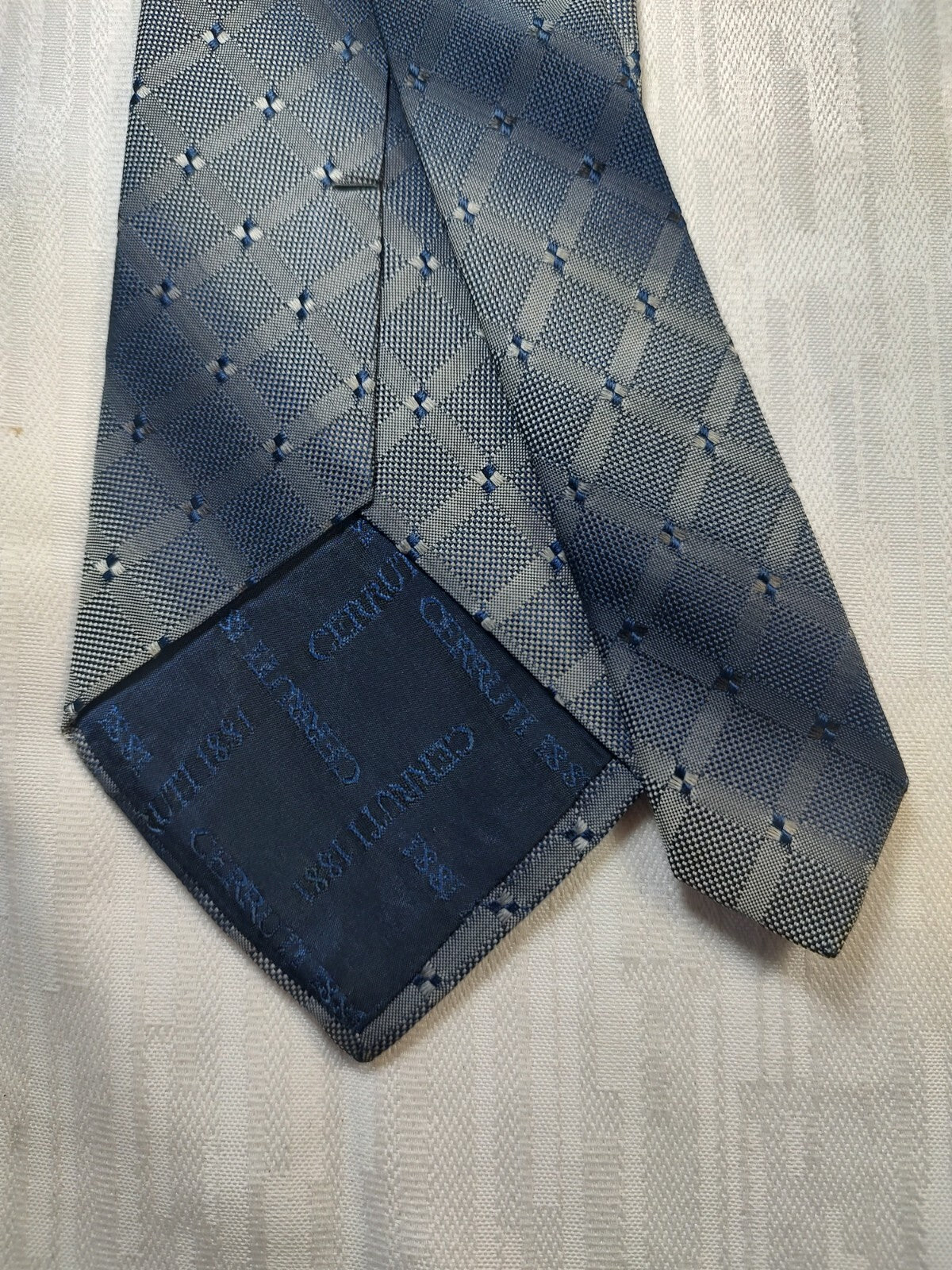 CERRUTI 1881 100% SILK TIE SETA CRAVATTA NECKTIE MADE IN FRANCIA CLASSIC