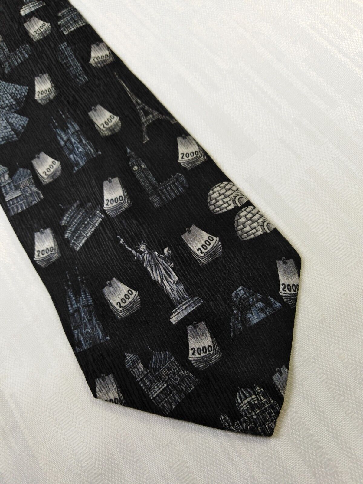 BARTON 100% SETA SILK  TIE CRAVATTA NECKTIE ITALY VINTAGE CLASSIC