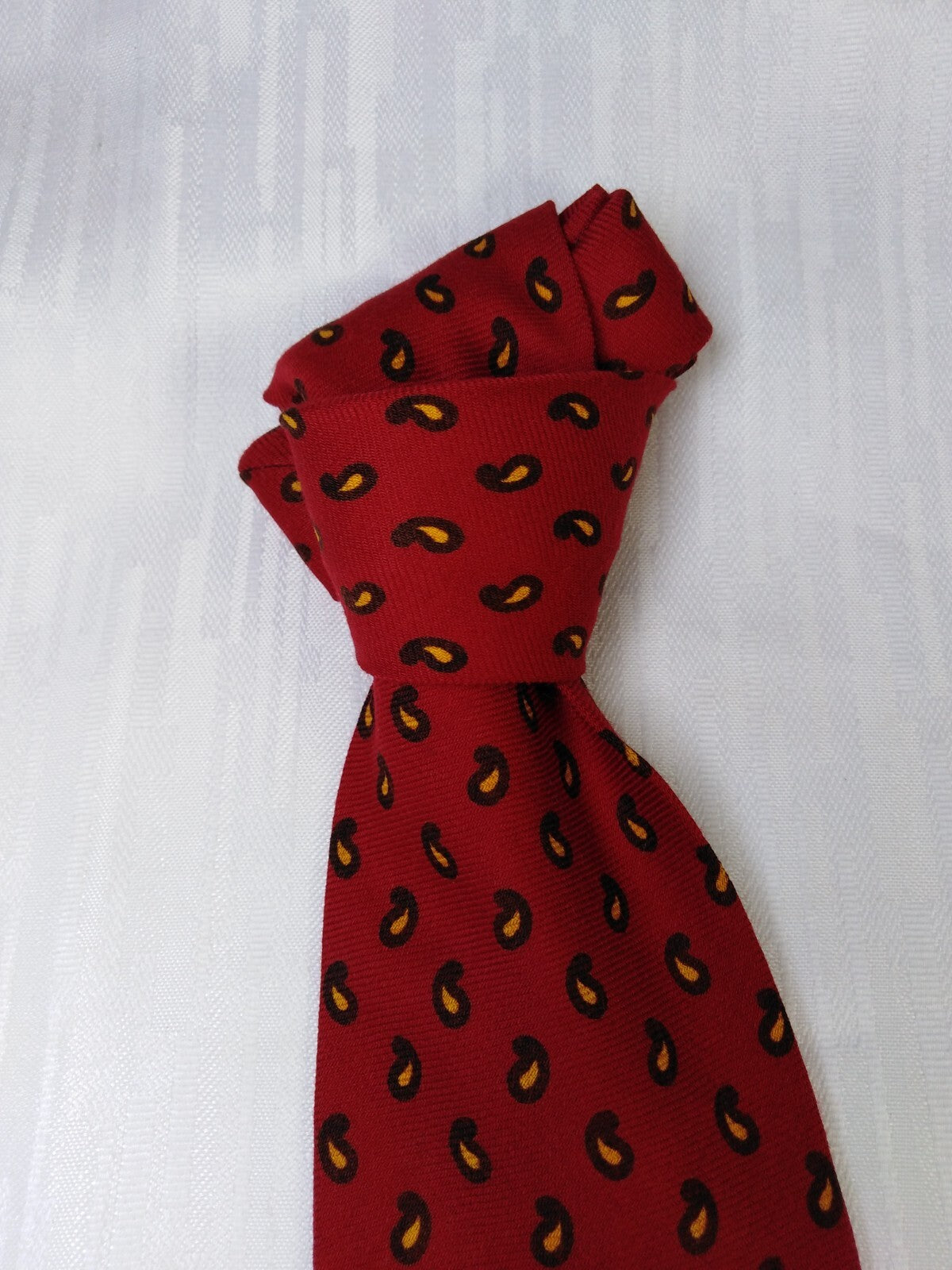 TED LAPIDUS 100% LANA WOOL TIE CRAVATTA NECKTIE ITALY VINTAGE CLASSIC