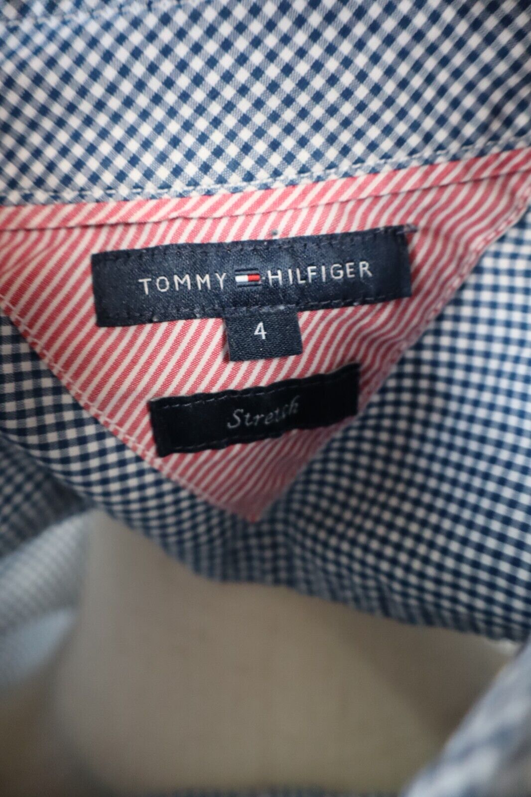 TOMMY HILFIGER CAMICIA DONNA TG. 4 WOMAN SHIRT CASUAL VINTAGE COTONE
