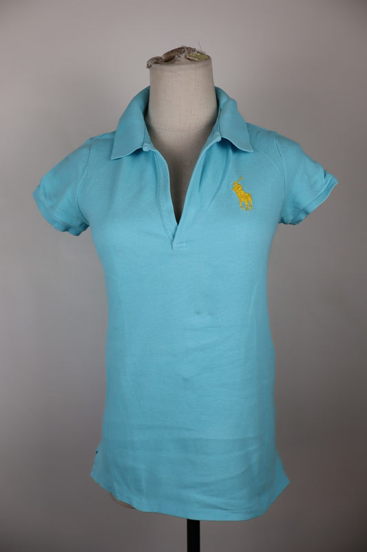 RALPH LAUREN GOLF POLO DONNA MAGLIA COTONE TG S WOMAN SHIRT CASUAL VINTAGE