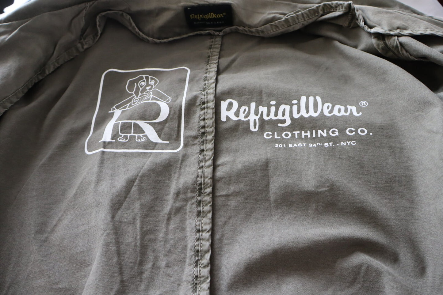 REFRIGIWEAR GIUBBINO LEGGERO GIACCA UOMO Tg 48 MAN CASUAL VINTAGE JACKET