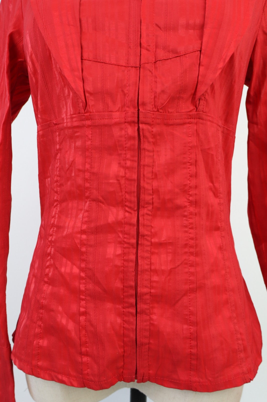 CAMICIA DONNA S WOMAN SHIRT GOTHIC PIZZO RICAMO SCINTILLE Y2K 2000'S