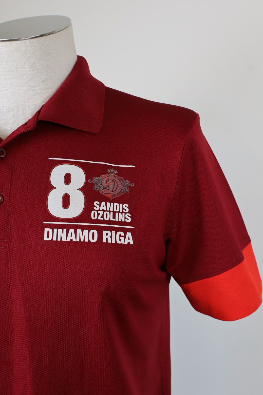 NIKE DINAMO RIGA SANDIS OZOLINS N 8 MAGLIA POLO CALCIO UOMO Tg M SOCCER JERSEY