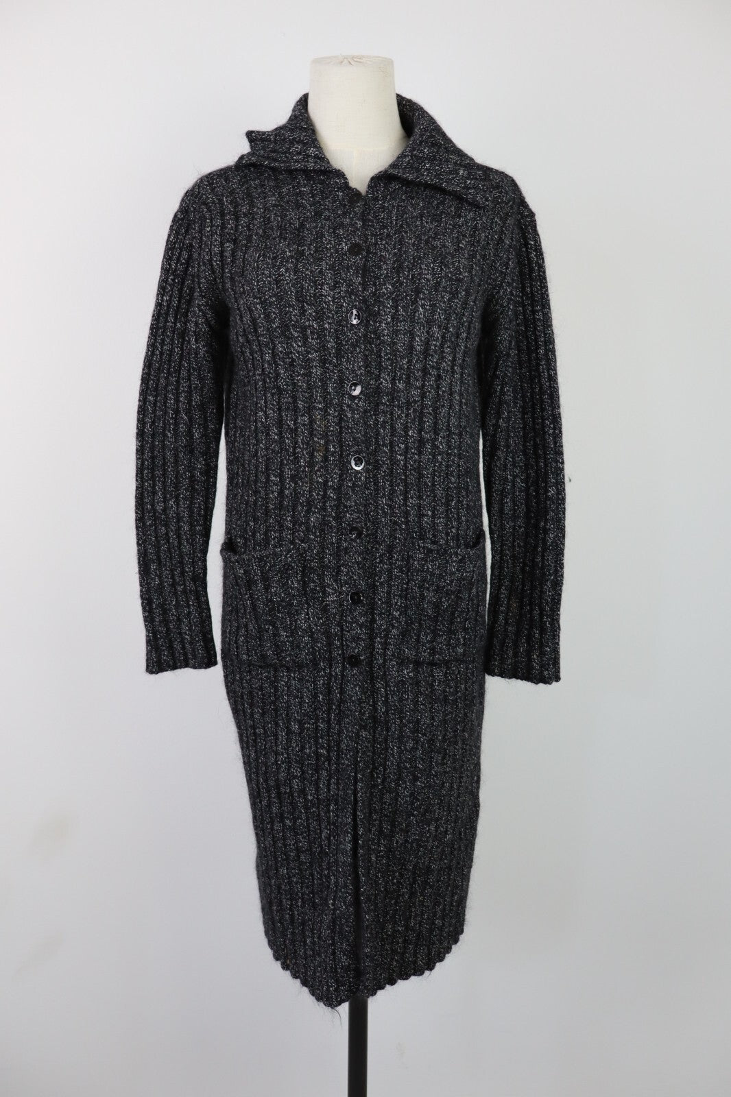 LIU JO MILANO MAGLIONE CARDIGAN DONNA TG L WOMAN SWEATER VINTAGE MOHAIR ANGORA