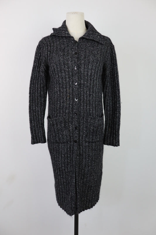 LIU JO MILANO MAGLIONE CARDIGAN DONNA TG L WOMAN SWEATER VINTAGE MOHAIR ANGORA